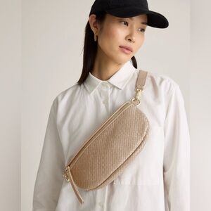 Italian Leather Handwoven Sling Bag